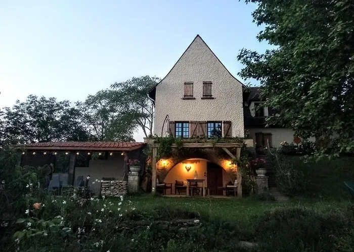 Bed and Breakfast Au Soleil Couchant Saint-Julien-de-Lampon